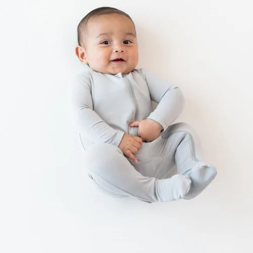Vista 11 de KYTE BABY Pies unisex con cierre de cremallera, rayón hecho de bambú, 0-24 meses