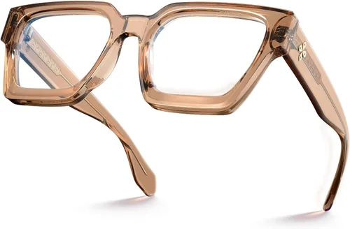 Vista 8 de VISOONE Rectángulo TR90 UV400 - Gafas antirreflejos para computadora Alyssum Blanco
