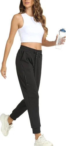 Vista 6 de Pantalones deportivos para mujer con bolsillos, ligeros, de Dri Fit, suaves, atléticos, para correr, gimnasio, fitness, yoga y uso casual