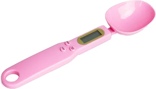 Vista 9 de Cuchara de báscula de alimentos, báscula de cocina portátil de alta precisión para el hogar, 1.1 lb/500 g (0.00 oz) LCD electrónico preciso, Azul