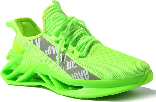 Vista 2 de kokib Zapatos deportivos para correr y caminar de malla ligeros transpirables atléticos para correr a la moda zapatos deportivos y hoja de tenis