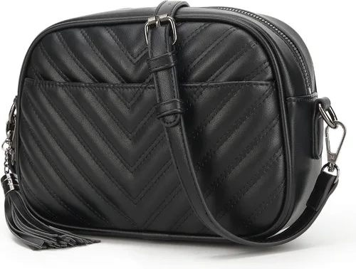 Vista 30 de lola mae Bolso bandolera acolchado, bolso de hombro de diseño moderno Shoulder Purse