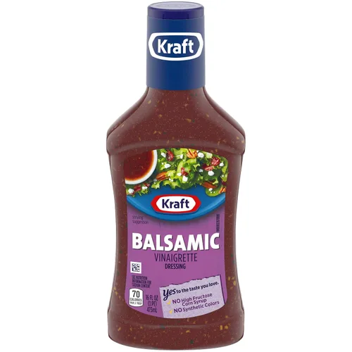 Vista 12 de Kraft Aderezo para ensalada de vinagreta balsámica (botella de 16 fl oz)