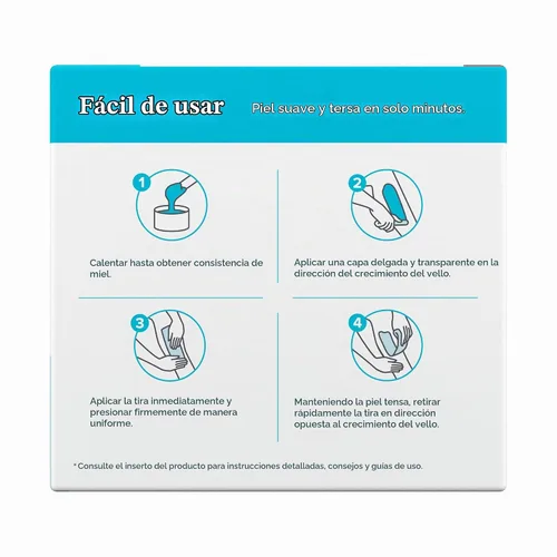 Vista 3 de Nair Kit de depilación de cera de azúcar para spa, contenedor de 11.8 onzas