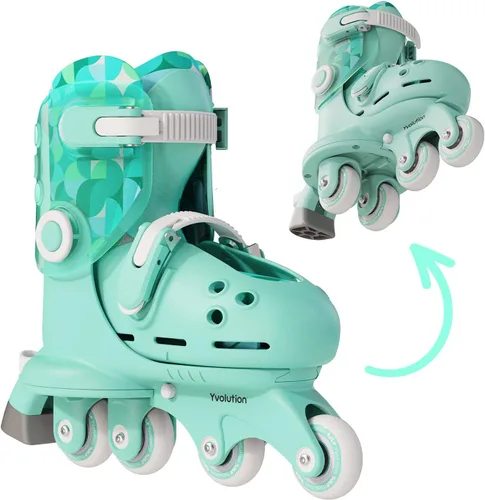 Vista 12 de Volution Learner Twista Patines – Patines ajustables 2 en 1 para niños a partir de 2 años – Convierte de patines de tres ruedas a patines en línea
