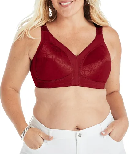 Vista 6 de Playtex Brasier inalámbrico para mujer, sujetadores de talla grande de 18 horas disponibles, cobertura completa, alisado, 4693, paquete individual