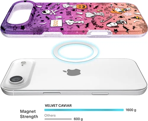Vista 1134 de VELVET CAVIAR Funda para iPhone 15, compatible con MagSafe, probada contra caídas de 10 pies, fundas protectoras de diseño, leopardo color rosa