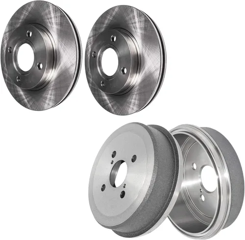 Vista 32 de Detroit Axle - Rotores de freno para Chrysler 200 2015 2016 2017, Rotores de freno de disco de reemplazo: 12.01" pulgadas delantero y 10.95
