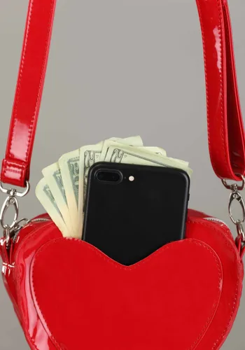 Vista 3 de Bolso de Disfraz Corazón de San Valentín Multicolor