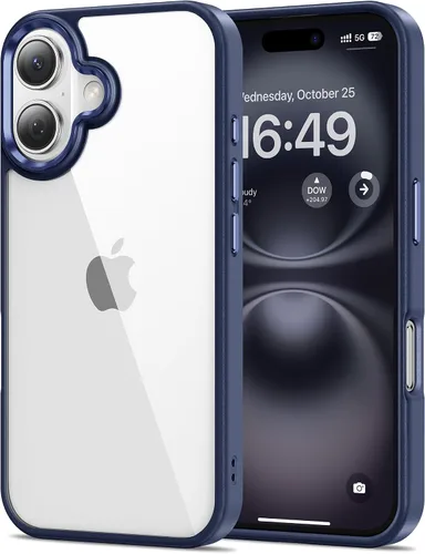 Vista 375 de HOOMIL Funda para iPhone 7 Plus/iPhone 8 Plus de 5.5 Pulgadas, sin amarillamiento, protección contra caídas, cubierta trasera dura transparente