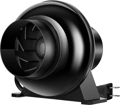 Vista 8 de VIVOSUN M4 4" ventilador en línea del motor de la EC, velocidad variable