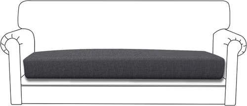 Vista 22 de Easy-Going - Funda de cojín elástica individual para sofá biplaza, sillón, funda de cojín protectora, suave, flexible con parte inferior elástica