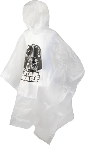 Vista 2 de Poncho de lluvia transparente de Disney Star Wars Darth Vader