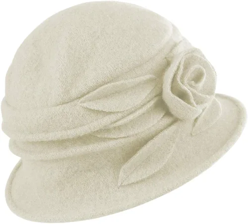 Vista 4 de Janey&Rubbins Sombrero de pescador de invierno con fieltro de lana para mujer