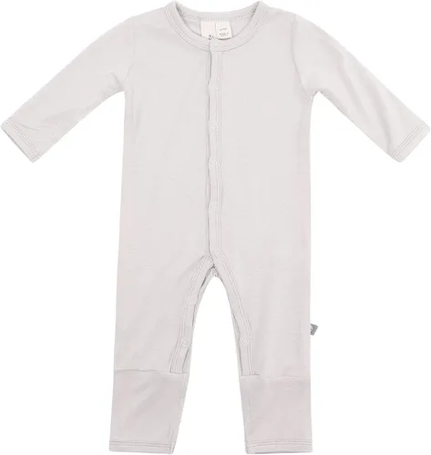 Vista 14 de KYTE BABY Mameluco suave unisex con cierre a presión, 97% rayón hecho de bambú, 3% elastano