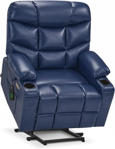 Vista 11 de MCombo Elevador eléctrico reclinable para ancianos, cuero R7289