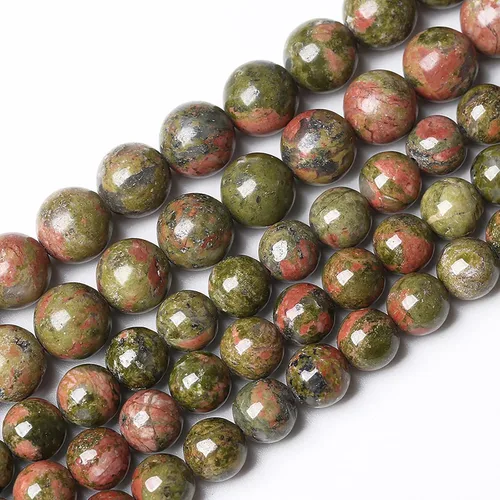 Vista 55 de 4mm 90 piezas Cuentas de piedra natural de turquesa africana para hacer joyería Cuentas sueltas de gemas redondas para pulseras, collares, aretes