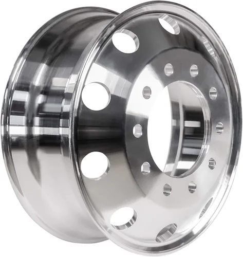 Vista 8 de UNIRACING 16 "x 5.5" para Sprinter 3500 Van Wheels 0.236x8.071 in llantas de aluminio forjado Mirro pulido