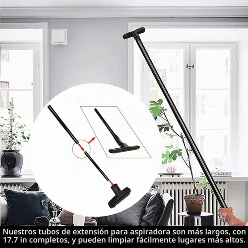 Vista 6 de Kit universal de accesorios de vacío de 12 piezas, adaptador de manguera de vacío de plástico húmedo y seco, accesorios para aspiradoras de 1-1/4
