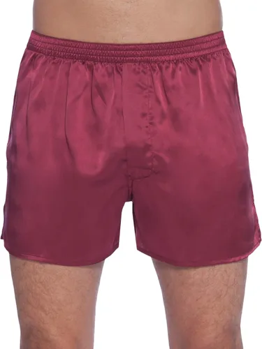 Vista 6 de INTIMO Boxers clásicos de seda para hombre Amatista