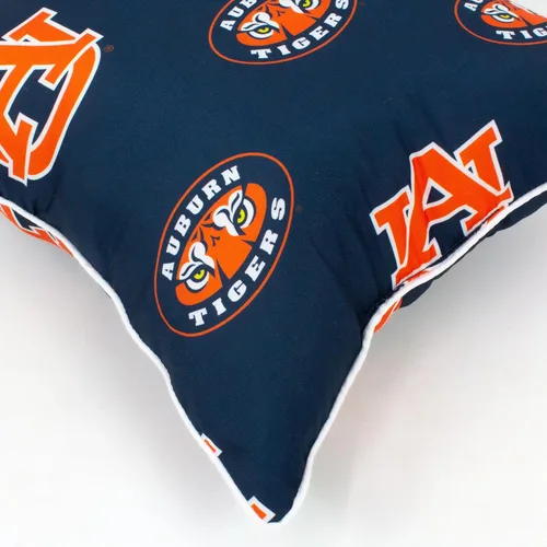 Vista 5 de College Covers Everything Comfy Auburn Tigers - Almohada decorativa de 16 x 16 pulgadas, incluye 2 almohadas