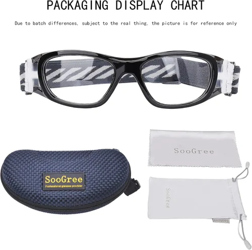 Vista 7 de SooGree Sports Glasses - Racquetball Goggles Basketball Football Eye Protective