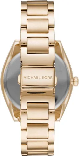 Vista 2 de Michael Kors Janelle MK7088 - Reloj de acero inoxidable con tres manecillas para mujer Oro Movimiento de cuarzo
