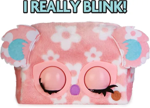 Vista 3 de Purse Pets, Print Perfect Bamboo Boo Koala, juguete interactivo para mascotas y bolso cruzado para niños, más de 30 sonidos y reacciones, bolso