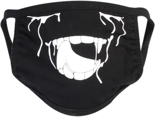 Vista 5 de Skateboard Frog Máscaras góticas impresas reutilizables de tela para cosplay, pasamontañas
