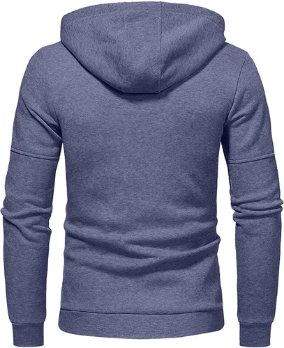 Vista 5 de Mens Pullover Sweater,Men's Casual Camouflage Sports Sweatshirt Long Sleeve Zipper Hooded Jacket Coat