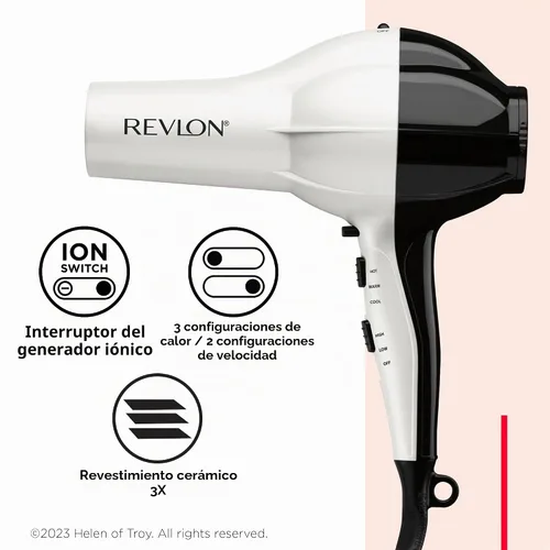 Vista 6 de Secador de pelo Revlon con difusor 1875 W