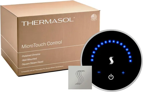 Vista 10 de Thermasol Kit de controlador MicroTouch y cabezal de vapor, kit de ducha de vapor compatible con generador de ducha de vapor Thermasol, control