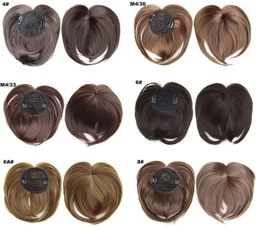 Vista 6 de Faringoto Extensiones de cabello con clip para mujer, color blanco amarillento