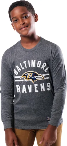 Vista 3 de Ultra Game Youth NFL - Camiseta de manga larga oficial de la NFL para jóvenes