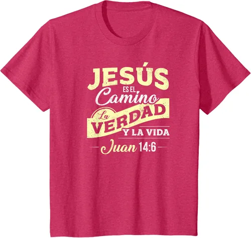 Vista 46 de Camisas de la Biblia de Jesus para los Cristianos Camiseta Española Negro