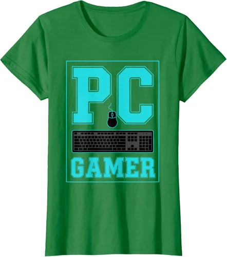 Vista 33 de PC Gamer Gaming Teclado Ratón Esports Computer Fan Camiseta