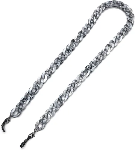 Vista 5 de Cadena de lentes de acrílico para gafas de sol, soporte para gafas de sol, correa de retención para gafas colgantes para mujeres