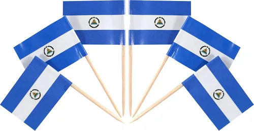 Vista 61 de QQSD Bandera de Albania palillo de dientes Albania Pequeña Bandera para cupcakes, 100