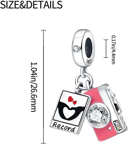 Vista 114 de KUNSIR Los abalorios se adaptan a pulseras Pandora para mujer, plata de ley 925, cuentas colgantes de joyería para niñas, dijes de feliz cumpleaños