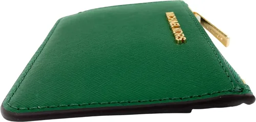 Vista 3 de Michael Kors Jet Set Travel - Bolsa pequeña para monedas con identificación Verde joya M