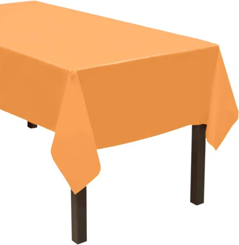Vista 22 de Party Essentials ValuMost - Mantel de plástico disponible en 36 colores, 54 x 108 pulgadas, rojo