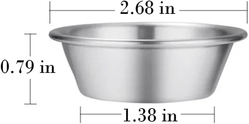 Vista 2 de 10 moldes para tarta de huevo, molde de acero inoxidable para hornear cupcakes, moldes de postre reutilizables para la cocina del hogar (S)