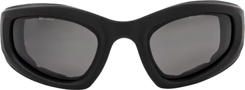 Vista 2 de 2 pares de gafas Birdz Eyewear Soar Safety acolchadas para motocicleta, marcos negros