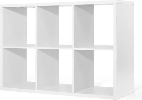 Vista 12 de CAPHAUS Estante organizador de almacenamiento de 13 pulgadas, con borde exterior extragrueso, divisor de estante de almacenamiento abierto, Roble