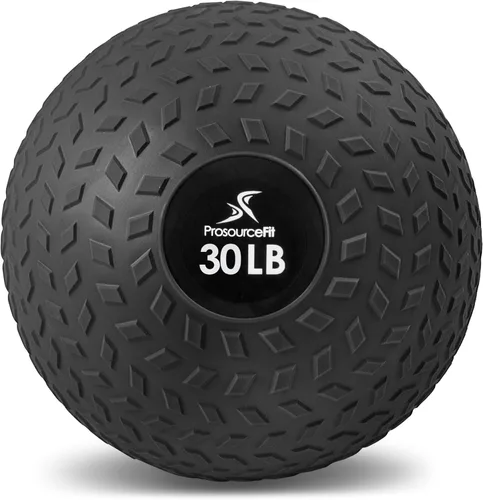 Vista 6 de ProsourceFit Slam Medicine Balls 5, 10, 15, 20, 25, 30, 50lbs Smooth and Tread Textured Grip Dead Weight Balls for Strength and Conditioning