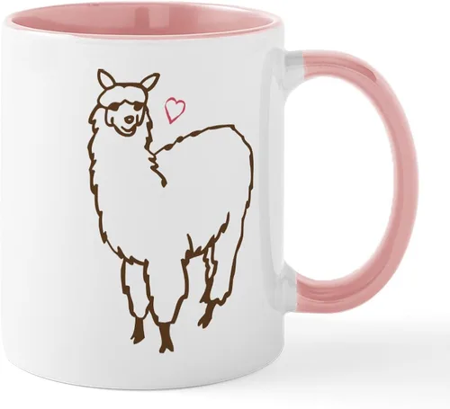 Vista 28 de CafePress A Is For Alpaca Taza de café de cerámica de 11 oz (11.0 fl oz)