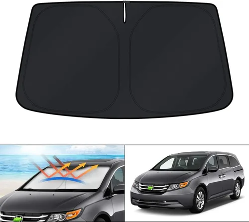 Vista 75 de KUST Parasol para parabrisas para BMW X1 F48 2016, 2017, 2018, 2019, 2020, 2021, 2022, accesorios de ajuste personalizado, parasol plegable