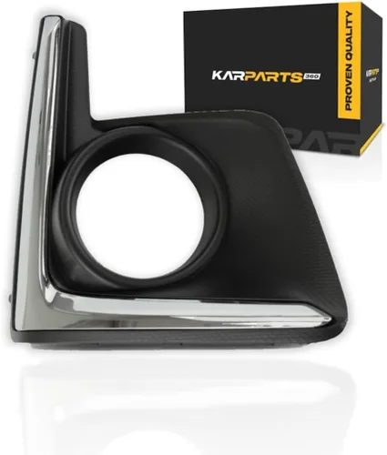 Vista 8 de KarParts360 Para Subaru Crosstrek - Cubierta de luz antiniebla 2016 2017 para el lado del conductor y del pasajero, color negro texturizado