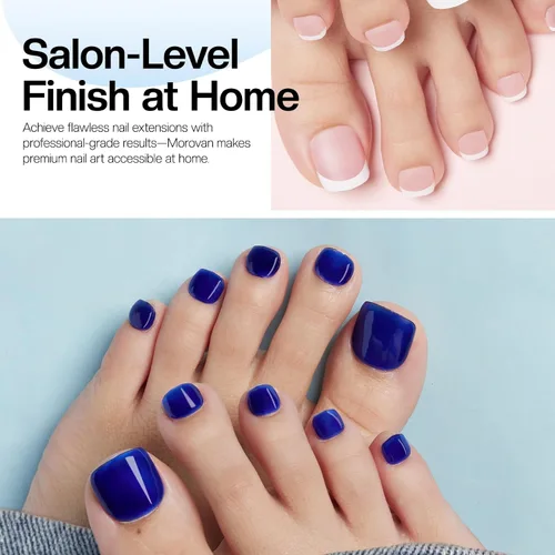 Vista 5 de Morovan Solución deslizante de poligel para uñas: Líquido deslizante de grado de salón y formas de uñas dobles para extensiones de uñas de gel