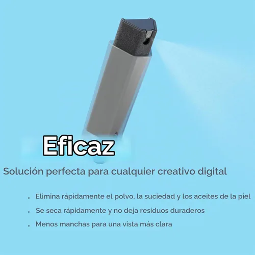 Vista 4 de Paperlike® Kit de limpieza, recargable, seguro para iPad y pantallas